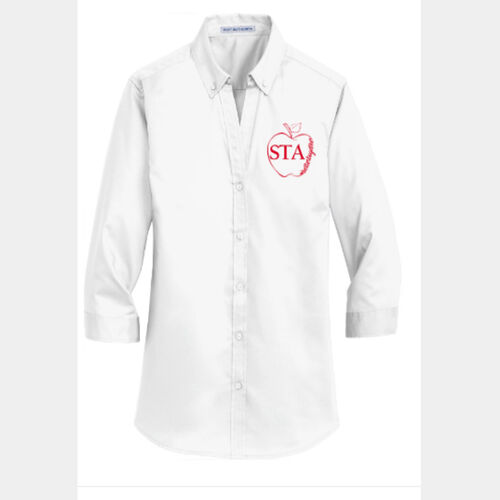 Twill Shirt 3/4 Sleeve - Ladies Thumbnail